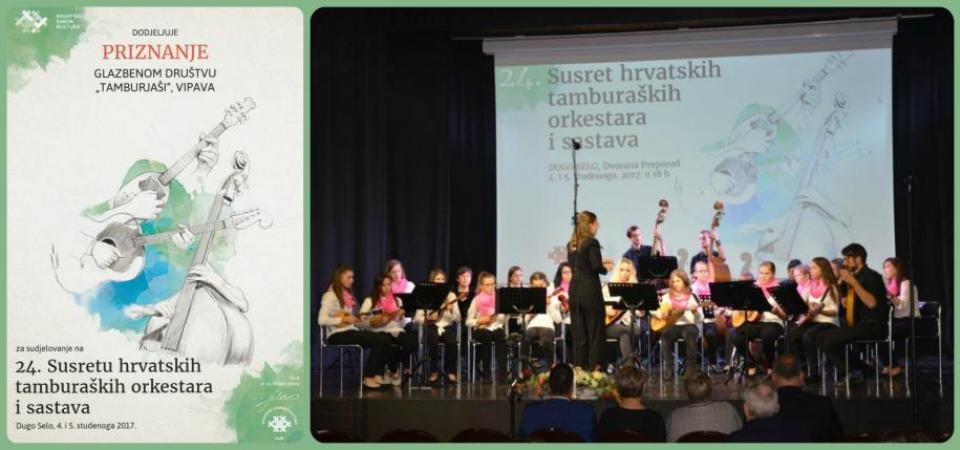 Tamburjaši na obisku v Dugem Selu